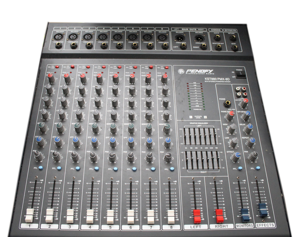 Активный микшерный пульт PENOFY KST 880 PMX-8D