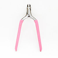 Кусачки маникюрные, педикюрные, розовые