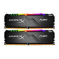 Память оперативная DDR4 Desktop HyperX Fury HX430C15FB3AK2/16, 16GB, RGB
