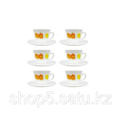 MARGUERITE чайный сервиз на 6 персон из 12 предметов (22 cl), шт