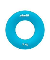 Эспандер кистевой ES-403 "Кольцо", диаметр 7 см, 5 кг, голубой Starfit