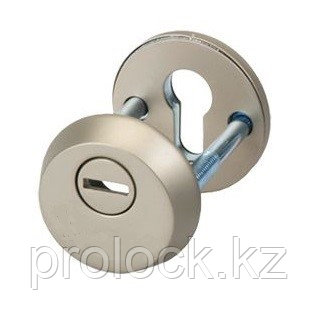 Броненакладка  для цилиндрического замкаHardLock - матовый никель.