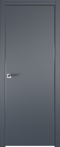 Дверь межкомнатная 1E Матовая с 4-х сторон, Антрацит, 600 - фото 1 - id-p91110553
