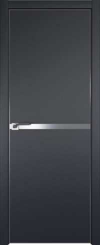 Дверь межкомнатная 11Е Матовая с 4-х сторон, Черный матовый, 600 - фото 1 - id-p91110757