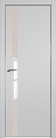 Дверь межкомнатная 6Е со стеклом Манхэттен, Lacobel Перламутровый лак, 700