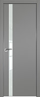 Дверь межкомнатная 6Е со стеклом Грей, Lacobel Белый лак, 700