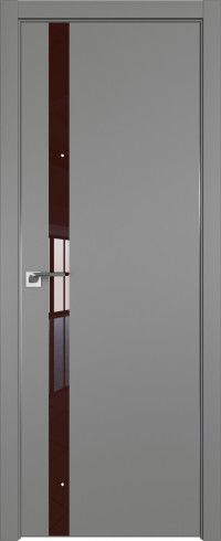 Дверь межкомнатная 6Е со стеклом Грей, Lacobel Коричневый лак, 700 - фото 1 - id-p91110972