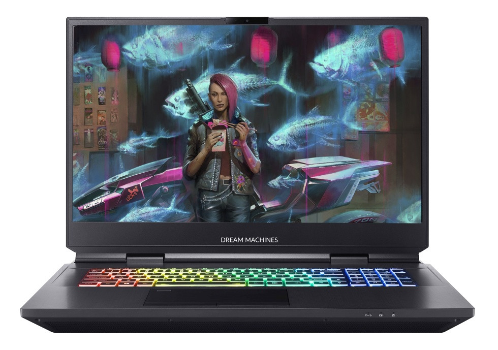 Игровой ноутбук Dream Machines RG3060-15XX01, 15.6", 240Hz, i7-10750H, NO RAM, NO SSD, RTX3060 6Gb