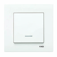 ЭЛЕКТРИЧЕСКИЙ ВЫКЛЮЧАТЕЛЬ С ПОДСВЕТКОЙ KARRE BEYAZ