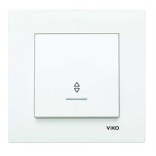 ЭЛЕКТРИЧЕСКИЙ  ПЕРЕКЛЮЧАТЕЛЬ НА ДВА НАПРАВЛЕНИЯ С ПОДСВЕТКОЙ  KARRE BEYAZ