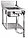 Стол предмоечный СПМП-6-1 (560*671) для посудомоечной машины МПК-700К, фото 4