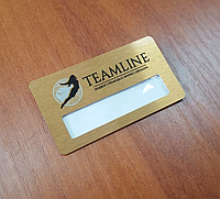 Металлические цветные бейджи