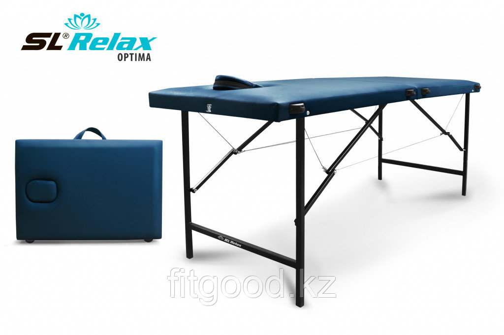 Массажный стол складной Optima SLR-7 (синий) - фото 5 - id-p91131340