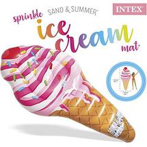 Плот-матрас надувной INTEX Sand & Summer для плавания (Картошка фри), фото 2
