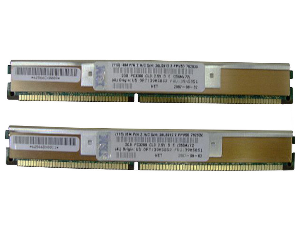 Оперативная память IBM 39M5852 4GB (2x2GB) PC3200 ECC DDR RDIMM (LS20 Blade)