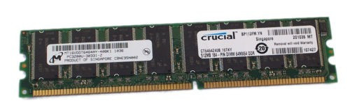 Оперативная память Crucial MT16VDDT6464AY-40BK1 Crucial 512Mb DDR 400MHz PC3200U