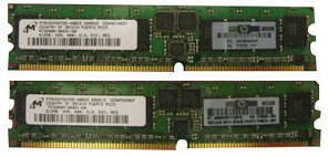 Оперативная память HP 376626-B21 1GB REG PC3200 2X512 option kit