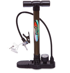 Насос напольный ручной для мячей,велосипедов с манометром