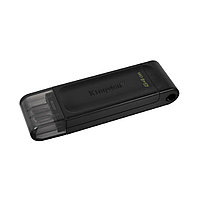 USB Flash Kingston DT70/64GB 64GB Type-C Чёрный