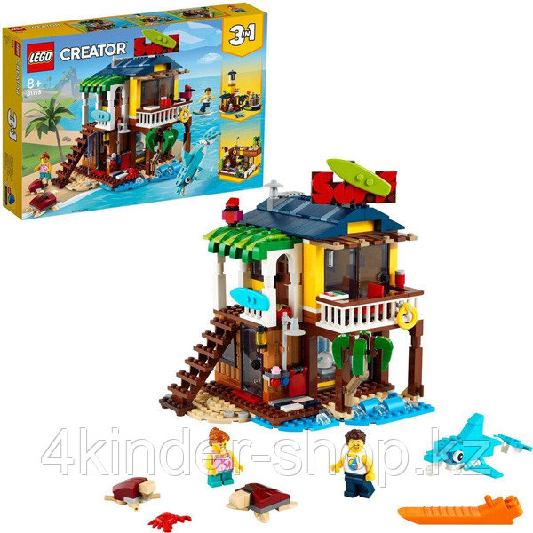 LEGO Creator 31118 Конструктор ЛЕГО Криэйтор Пляжный домик серферов