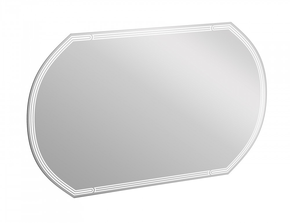 Зеркало Cersanit LED 090 design 120x70 с подсветкой с антизапотеванием овальное(KN-LU-LED090*120-d-Os) - фото 3 - id-p91163398