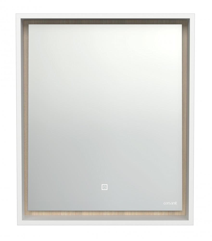 Зеркало Cersanit LOUNA 60*70 с подсветкой прямоугольное универсальная белый(SP-LU-LOU60-Os) - фото 2 - id-p91164008