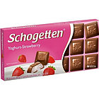 Шоколад молочный, клубничный йогурт Schogetten, 100 гр