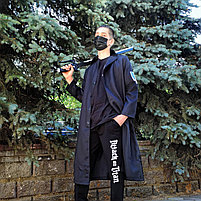 Длинный плащ Разведкорпуса (чёрный) - Атака Титанов, фото 2