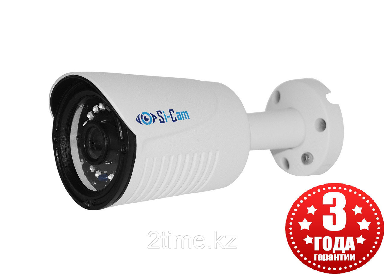 Si-Cam SC-DSW601F IR Цилиндрическая уличная IP видеокамера (8Mpx, 3840*2160, 20 к/с, WDR)