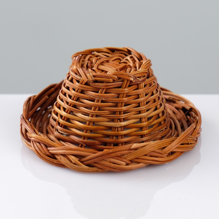 Шляпка, 8×4 см, ива