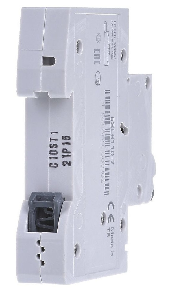 Автоматический выключатель 1P 1A 6kA [C] Siemens 5SL6101-7 - фото 2 - id-p91203561