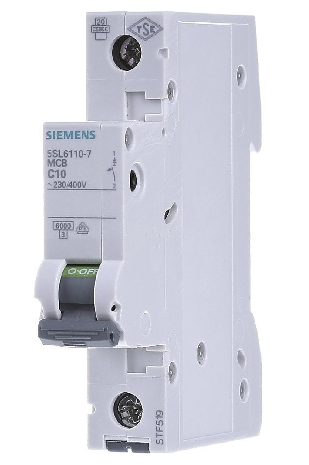 Автоматический выключатель 1P 1A 6kA [C] Siemens 5SL6101-7 - фото 1 - id-p91203561
