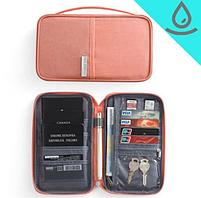 Органайзер дорожный для документов и прочих аксессуаров непромокаемый Dream travel розовый