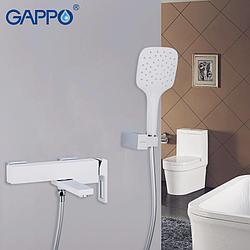 Смеситель для ванны GAPPO G3217-8 белый