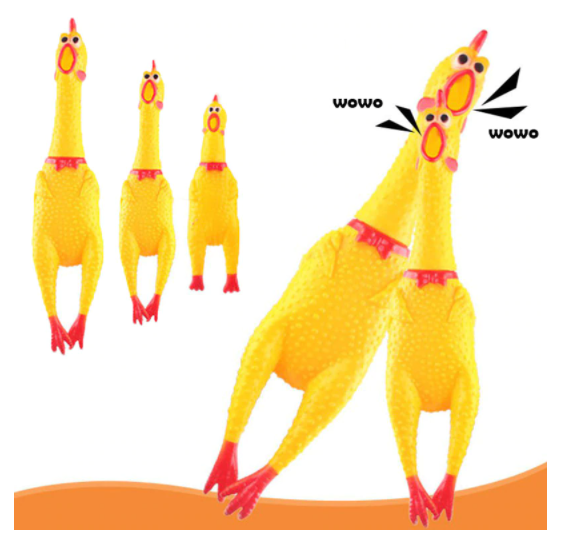 Кричащая курица (игрушка антистресс) 38 см