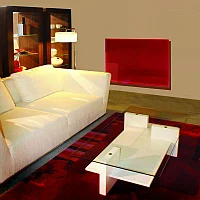 Инфракрасный Стеклянный обогреватель ECOSUN GR 700, Красный