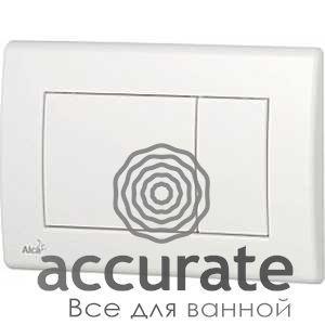 Кнопка для инсталляции Alcaplast, белая M270, фото 2