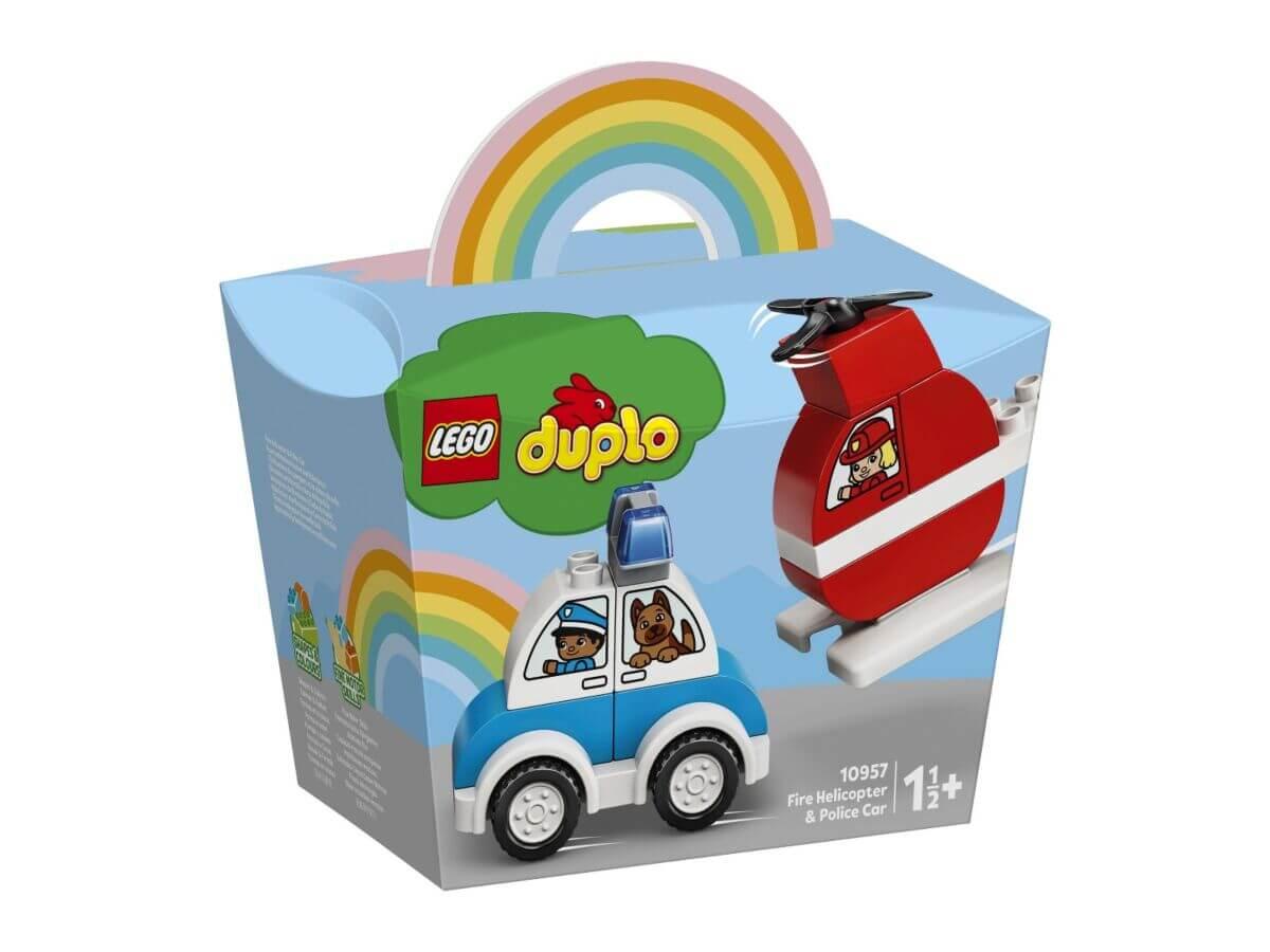 LEGO DUPLO My First Пожарный вертолет и полицейский автомобиль