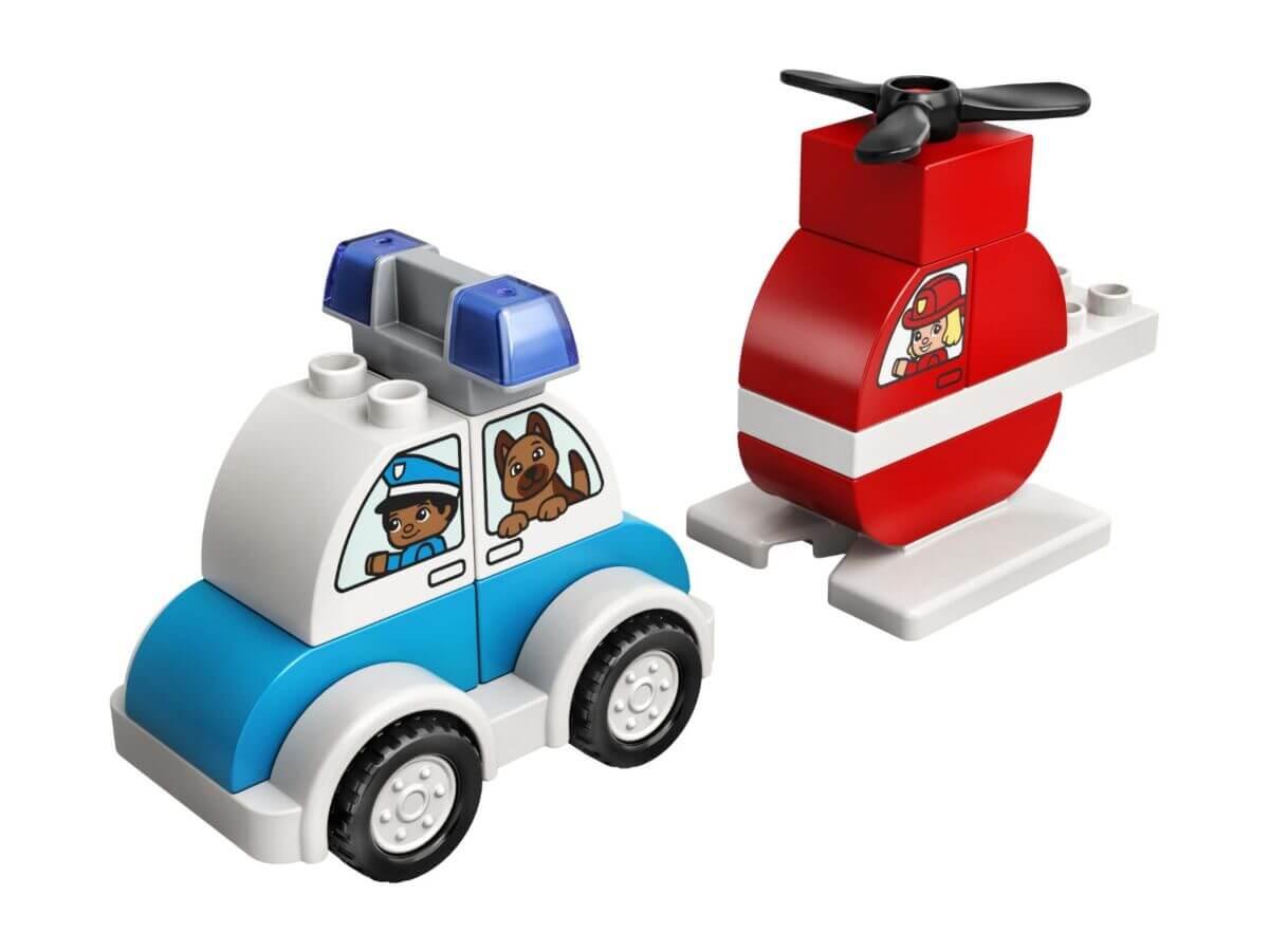 LEGO DUPLO My First Пожарный вертолет и полицейский автомобиль
