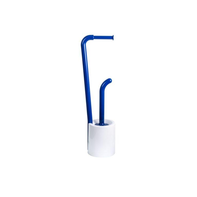 Держатель для туалетной бумаги + ерш синяя Fixsen FX-7032-89 - фото 1 - id-p91228663