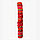 Гамак подвесной складной с деревянными планками одноместный 165х80 в красных оттенках, фото 7