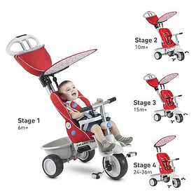 Велосипед Smartrike Recliner Red Gray