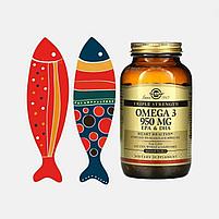 Solgar Omega 3, 950мг (тройная омега) 100 капсул, фото 7