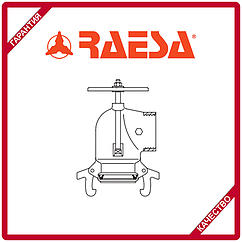 Вентиль колено гидрант с отводом с гидравлическим соединением типа "H" RAESA