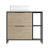 Тумба Cersanit под раковину напольная BOSQUET 80 80*83*45 для CREA 50 дуб (63012)