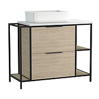 Тумба под раковину напольная BOSQUET 100 для CREA 50 дуб(63013)