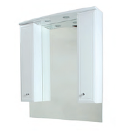 Bourgeois зеркало Am-Pm, частично зеркальный шкаф 85 см 85*108 с подсветкой, белый (M65MPX0851WG32)