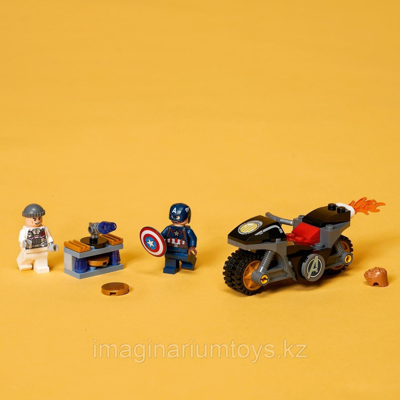 Конструктор LEGO Супер Герои Битва Капитана Америка с Гидрой - фото 4 - id-p91232472