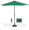 Зонт летний с подставкой (d=2.6м) Зеленый, фото 3