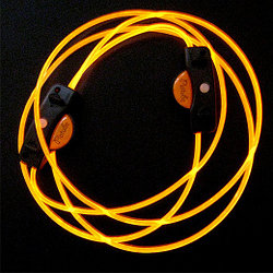 Шнурки с LED-подсветкой (цвет желтый)